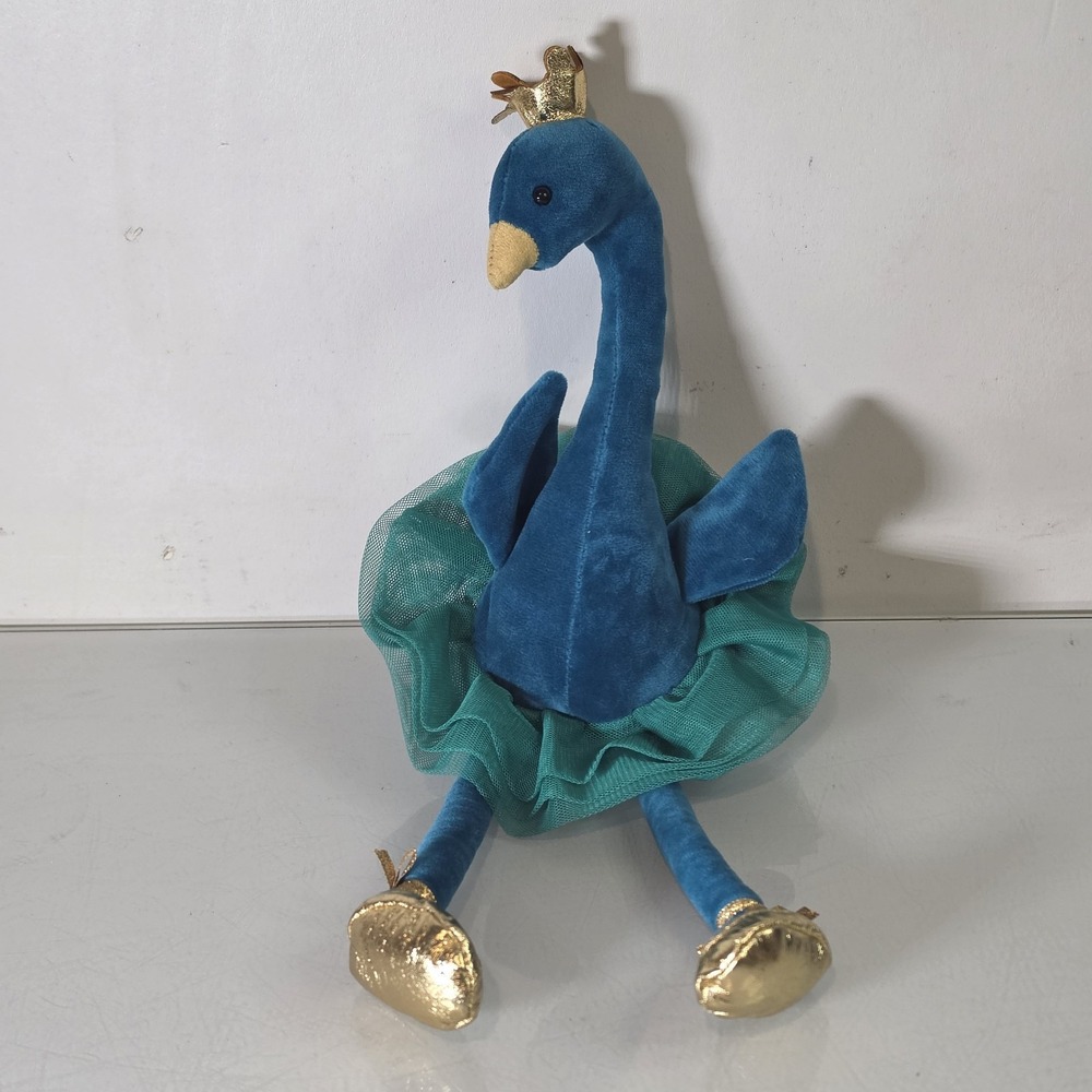 JellyCat Fancy Peacock Ballerina Tutu Plush Stuffed Animal Retired